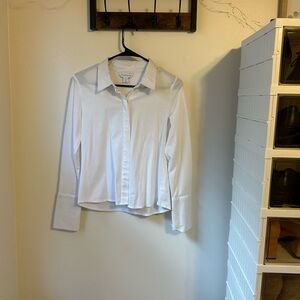 Liz Claiborne white button down dress‎ shirt